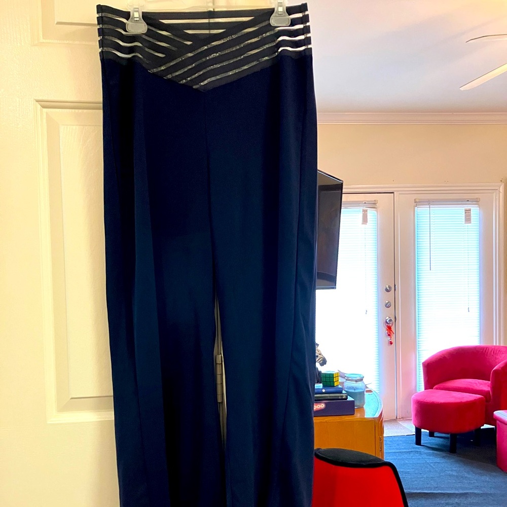 Elegant Women's Navy Trousers 22-04